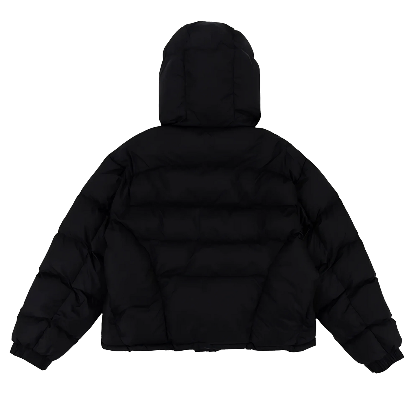 Ominous Black Apex Puffer Jacket Back