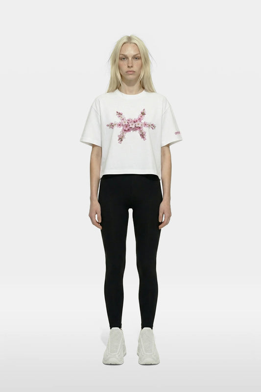 Cherry Blossom Cropped Tee