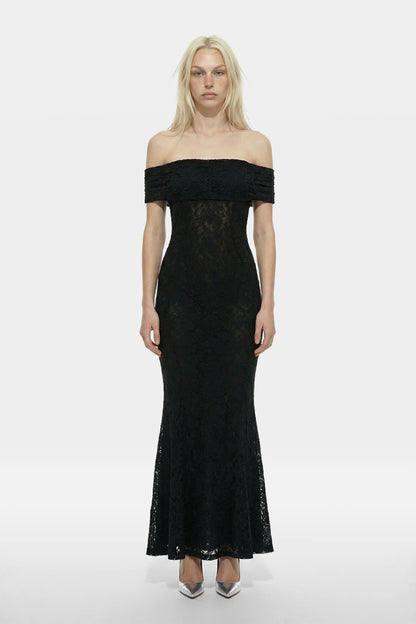 Wraith Lace Fishtail Maxi Dress
