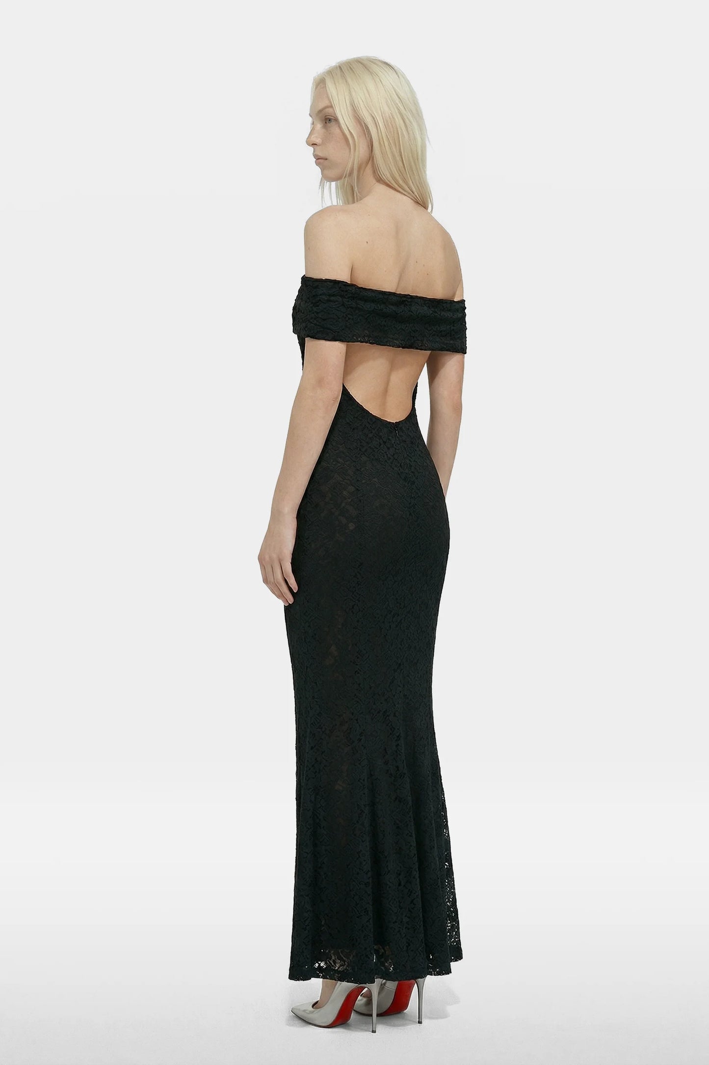 Wraith Lace Fishtail Maxi Dress