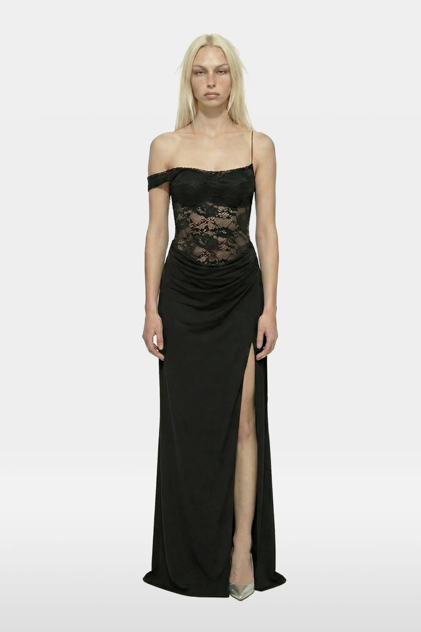 Myth Lace Sleeveless Maxi Dress