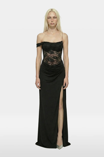 Myth Lace Sleeveless Maxi Dress