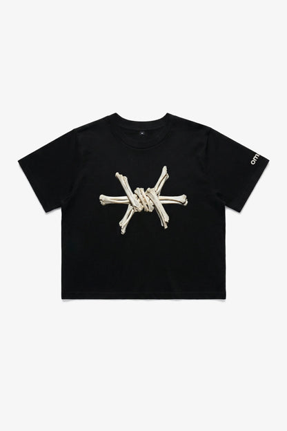 Dove Bones Cropped Tee