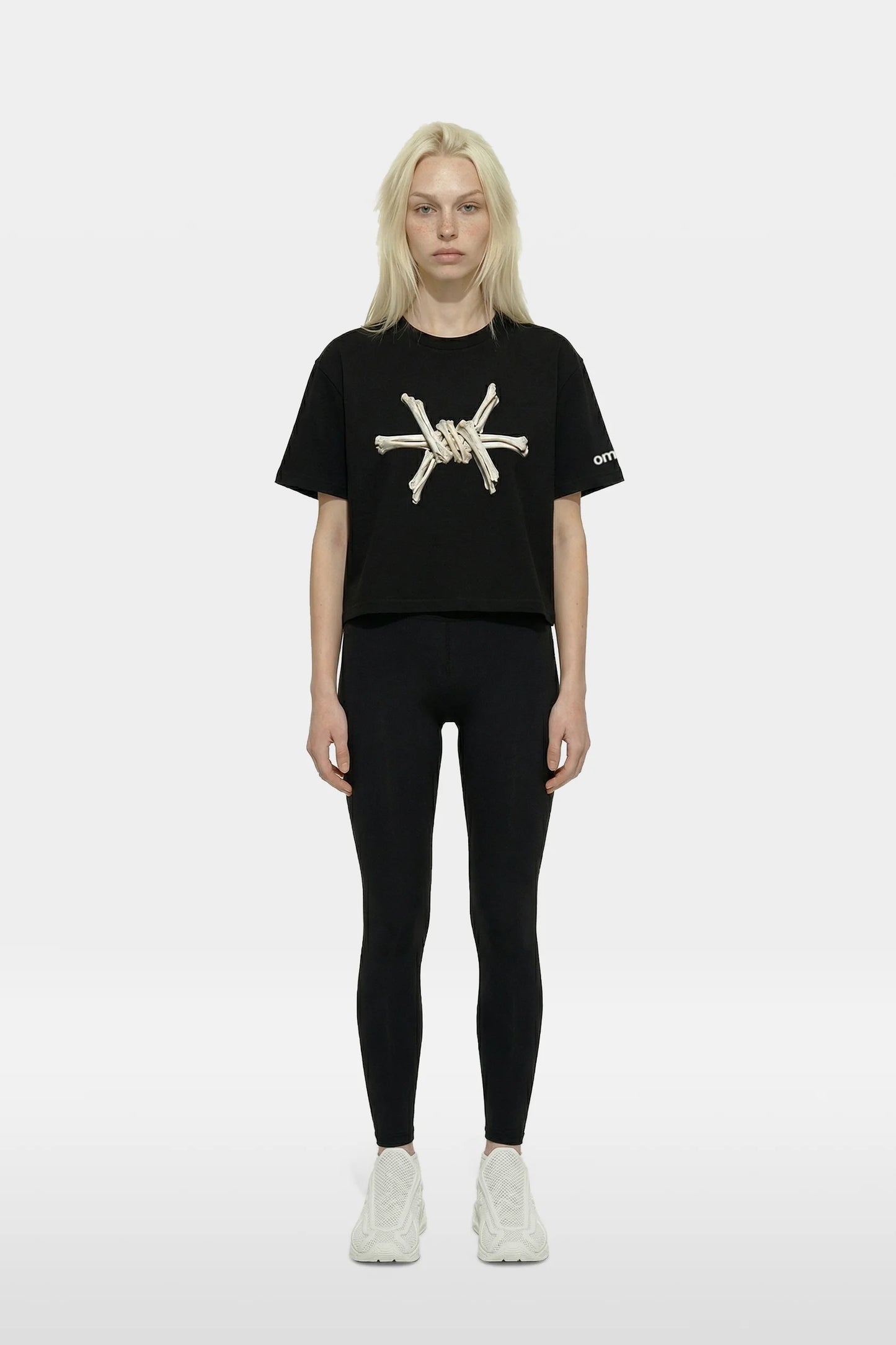 Dove Bones Cropped Tee